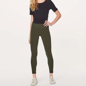 Lululemon Align Pant 25”- Dark Olive